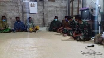 Di Jatimulyo, Satgas TMMD Bojonegoor Turut Kegiatan Tahlil